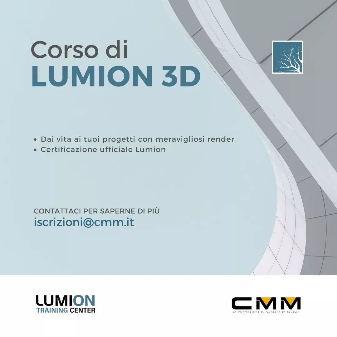 Corso certificato Lumion 3D