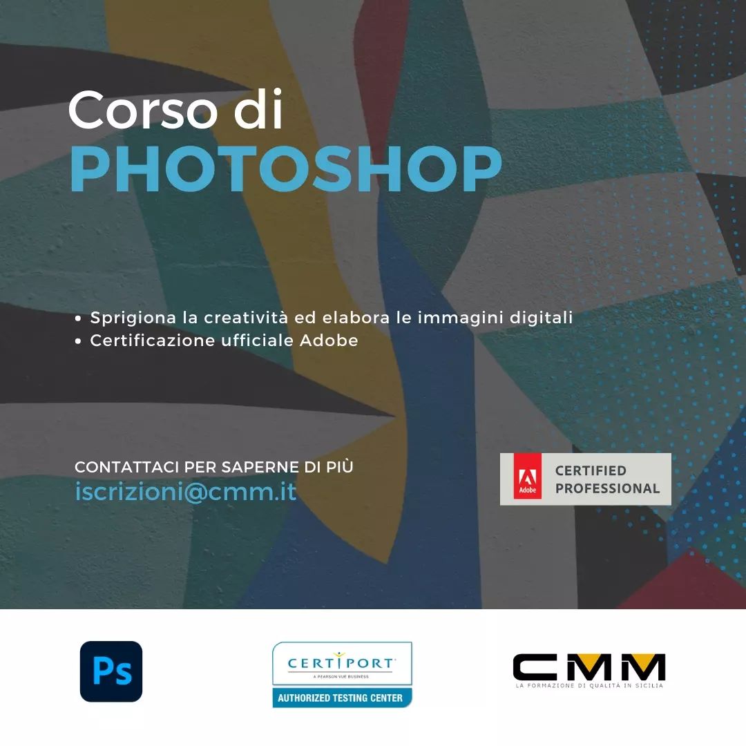 Corso certificato Adobe Photoshop
